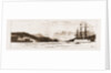 H.M.S. Comus At Burrard Inlet, The Present Terminus Of The Canadian Pacific Railway by Anonymous