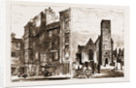 Old Houses Near High Street, Monkwearmouth Church by Anonymous