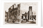 Old Houses Near High Street, Monkwearmouth Church by Anonymous