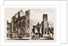 Old Houses Near High Street, Monkwearmouth Church by Anonymous