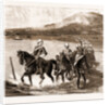 The Restoration Of Cetewayo: The Military Escort Crossing The Tugela On Their Way To Meet The King, 1883 by Anonymous