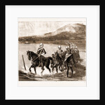 The Restoration Of Cetewayo: The Military Escort Crossing The Tugela On Their Way To Meet The King, 1883 by Anonymous