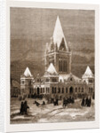 Winter In Canada: The Ice Palace At Montreal, 1883 by Anonymous