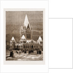 Winter In Canada: The Ice Palace At Montreal, 1883 by Anonymous