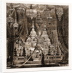 The Late Queen Of Siam And Her Infant Daughter At Bangkok, Siam by Anonymous