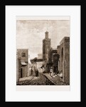 A Mosque And Street In Tangier by Anonymous