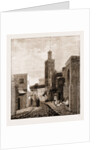 A Mosque And Street In Tangier by Anonymous