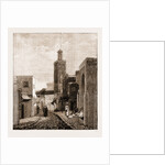 A Mosque And Street In Tangier by Anonymous
