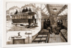 The New Electric Tramcar At Kew Bridge, London by Anonymous