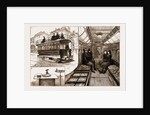The New Electric Tramcar At Kew Bridge, London by Anonymous