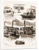 The Oxford And Cambridge Boat Race, Putney Bridge by Anonymous