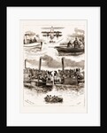 The Oxford And Cambridge Boat Race, Putney Bridge by Anonymous