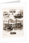 The Oxford And Cambridge Boat Race, Putney Bridge by Anonymous