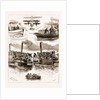 The Oxford And Cambridge Boat Race, Putney Bridge by Anonymous