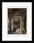 An Archway And Screen In The Cathedral, Canterbury by Anonymous