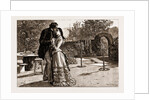 Thirlby Hall, Drawn By William Small, 1883; Yielding To An Uncontrollable Impulse, I Caught Her Suddenly In My Arms, And Kissed Her Forehead. by Anonymous