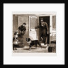 The Railway Dog Help, And His Master, UK, 1883 by Anonymous