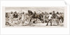 At An Indian Horse Fair: A Sketch At Muttra, 1883 by Anonymous