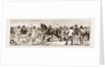 At An Indian Horse Fair: A Sketch At Muttra, 1883 by Anonymous