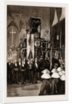 The Funeral Of The Late Comte De Chambord At Goritz, Germany: The Catafalque In The Cathedral, 1883 by Anonymous