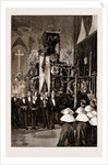 The Funeral Of The Late Comte De Chambord At Goritz, Germany: The Catafalque In The Cathedral, 1883 by Anonymous