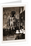 The Funeral Of The Late Comte De Chambord At Goritz, Germany: The Catafalque In The Cathedral, 1883 by Anonymous
