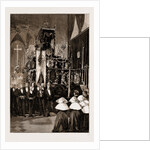 The Funeral Of The Late Comte De Chambord At Goritz, Germany: The Catafalque In The Cathedral, 1883 by Anonymous
