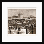 Wharf At Canton, Where The Rioting Began, And From Which A Chinese Porter Fell Into The Water And Was Drowned, China, 1883 by Anonymous