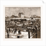 Wharf At Canton, Where The Rioting Began, And From Which A Chinese Porter Fell Into The Water And Was Drowned, China, 1883 by Anonymous