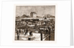 Wharf At Canton, Where The Rioting Began, And From Which A Chinese Porter Fell Into The Water And Was Drowned, China, 1883 by Anonymous