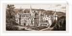Cortachy Castle, Forfarshire, Scotland, UK, Seat Of The Earl Of Airlie, Destroyed By Fire, Sept. 14, 1883 by Anonymous