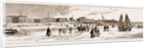 Southport From The Sands, UK, 1883 by Anonymous
