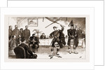 The Malagasy Envoys At Cape Town, South Africa: Entertainment At The Officers' Mess Of The First Argyll And Sutherland Highlanders, 1883 by Anonymous