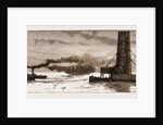 The New Grain Elevator, International, Being Towed Across The North Sea To Antwerp, 1883 by Anonymous