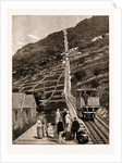 The Steepest Railway In The World: The New Mountain Line Between Montreux And Glion, Switzerland, 1883 by Anonymous