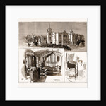 The Ninety-ninth Birthday Of Sir Moses Montefiore: Sketches At His Residence, East Cliff Lodge, Ramsgate, UK, 1883 by Anonymous
