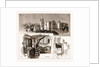 The Ninety-ninth Birthday Of Sir Moses Montefiore: Sketches At His Residence, East Cliff Lodge, Ramsgate, UK, 1883 by Anonymous