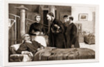 The Explosions On The Underground Railway, Sir William Harcourt Visiting The Wounded At St. Mary's Hospital, UK, 1883 by Anonymous