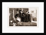 The Explosions On The Underground Railway, Sir William Harcourt Visiting The Wounded At St. Mary's Hospital, UK, 1883 by Anonymous