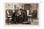 Thirlby Hall; I Caught One Of Her Hands And Covered It With Kisses by William Small