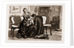 Thirlby Hall; I Caught One Of Her Hands And Covered It With Kisses by William Small