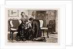 Thirlby Hall; I Caught One Of Her Hands And Covered It With Kisses by William Small
