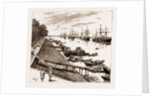 Tea Steamers, Shanghai, China, 1883 by Anonymous