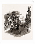 The Opening Of The Coaching Season, The London Coach Passing Down High Street, Guildford, UK, 1886 by Anonymous