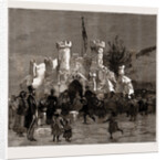 A Snow Castle At Settle, Ribblesdale, Yorkshire, UK, 1886 by Anonymous