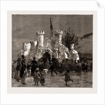 A Snow Castle At Settle, Ribblesdale, Yorkshire, UK, 1886 by Anonymous