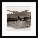 The Monarch Line Steamer, Persian Monarch, On Shore At Torcross, Near Dartmouth, UK, 1886 by Anonymous
