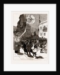 Reinforcing The Frontier: The Pet Regiment Mavrumichaell Or Black Michaels Leaving Athens, Greece, 1886 by Anonymous