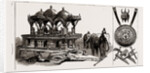 The Indian Section Of The Colonial And Indian Exhibition: Model Of State Elephant Carriage Belonging To The Maharajah Of Ulwar, Trophy Of Indian Arms, 1886 by Anonymous