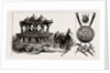 The Indian Section Of The Colonial And Indian Exhibition: Model Of State Elephant Carriage Belonging To The Maharajah Of Ulwar, Trophy Of Indian Arms, 1886 by Anonymous